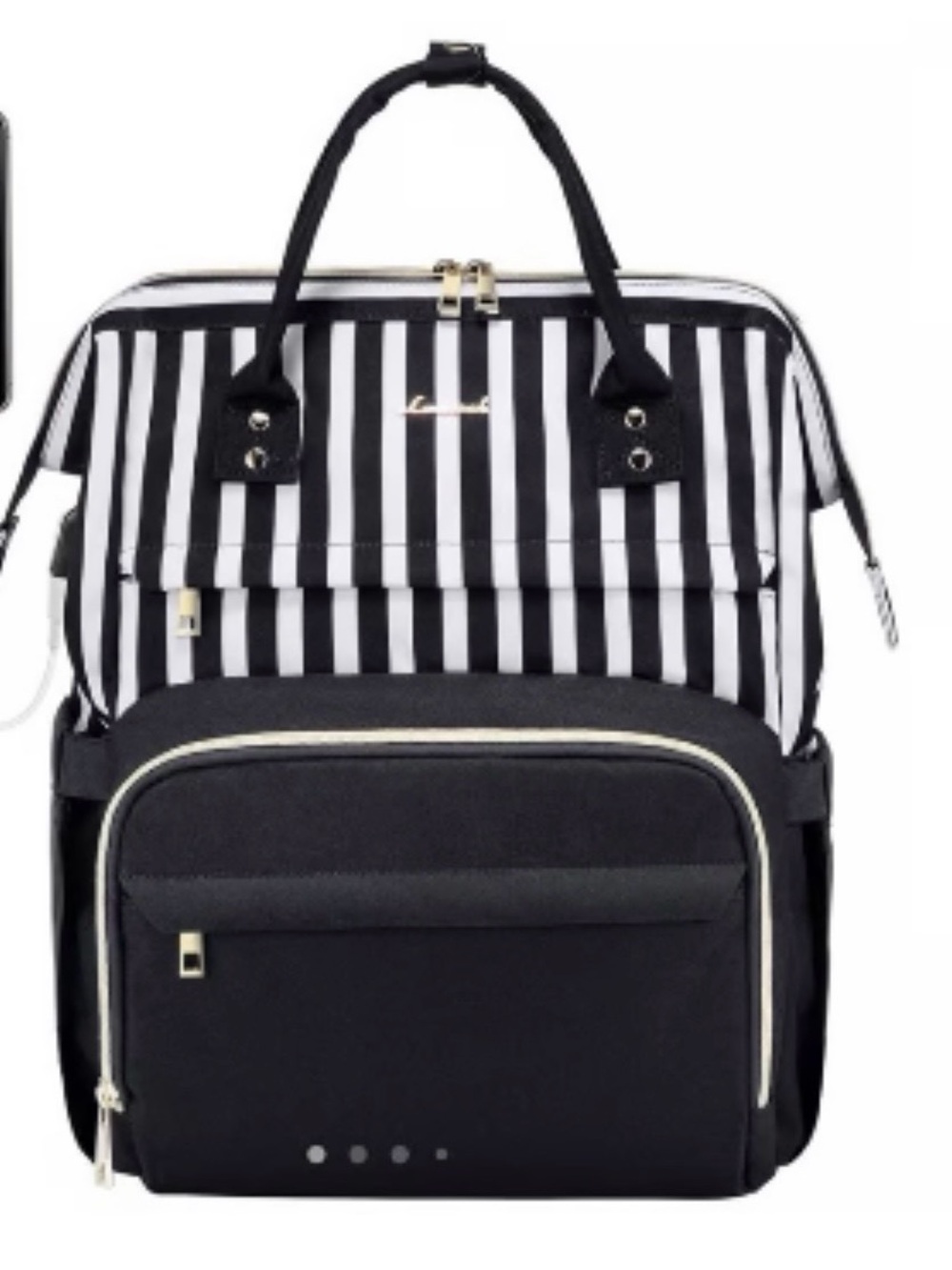 Black and White Lovevook Backpack